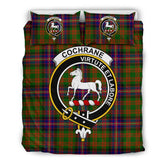 Cochrane Family Tartan Crest Bedding Set
